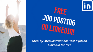 Free job posting on LinkedIn Recruiting